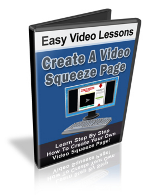 Product picture Create A Video Squeeze Page 