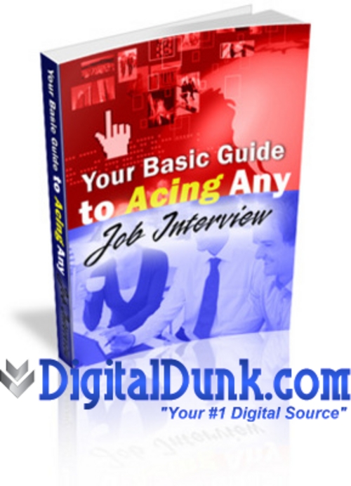Product picture *NEW* Your Basic Guide to Acing Any Job Interview With MRR