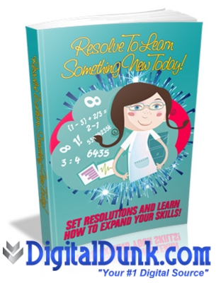 Product picture Resolve To Learn Something New Today 